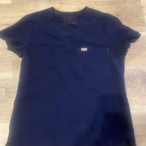 Women's figs Caterina scrub top Navy